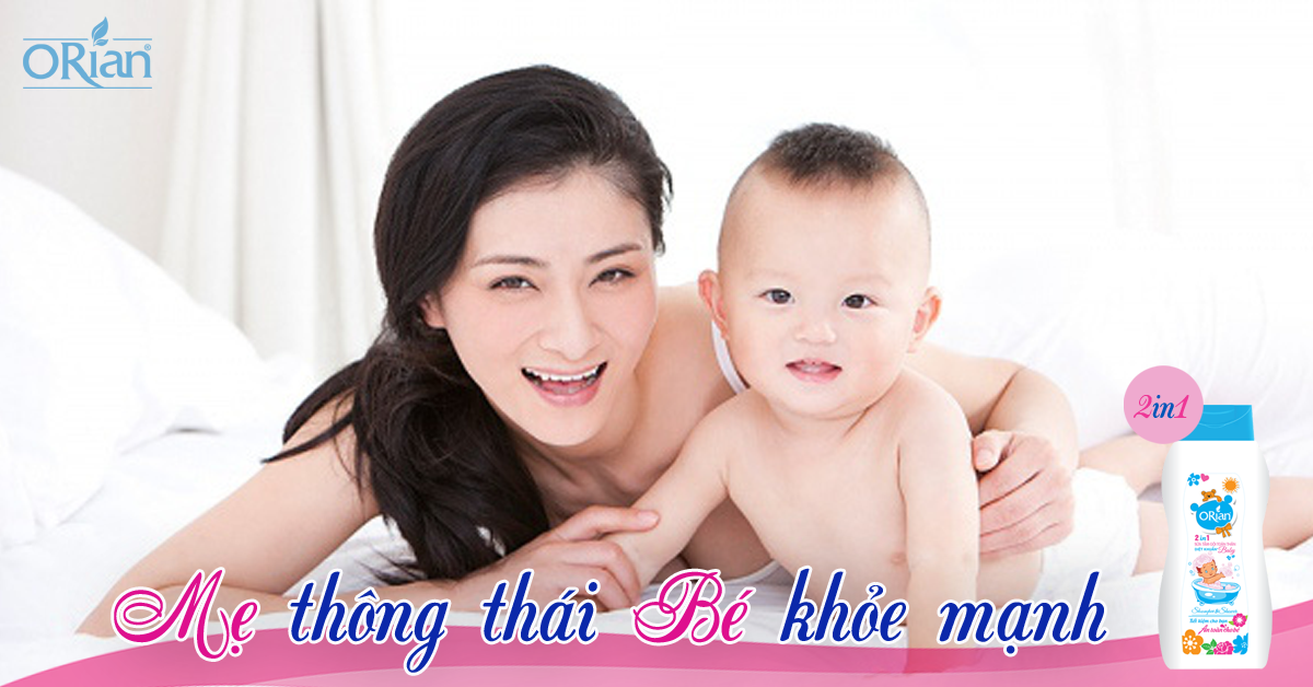 sữa tắm gội orian baby